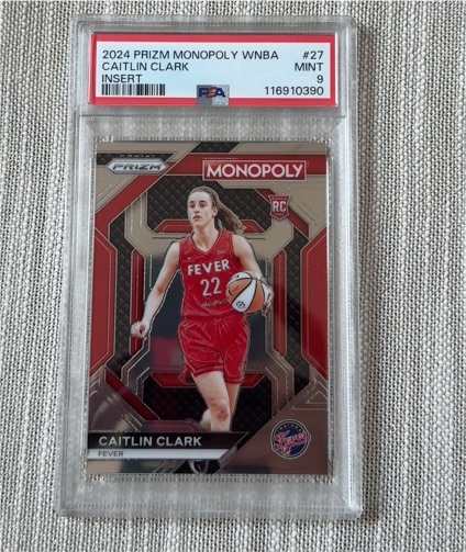 2024 Panini Prizm Monopoly WNBA #27 Caitlin Clark — front