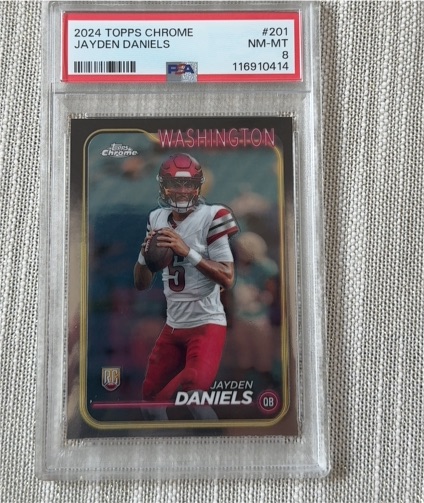 2024 Topps Chrome #201 Jayden Daniels — front