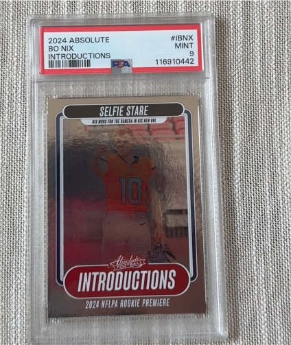 2024 Panini Absolute Introductions #I-BNX Bo Nix — front