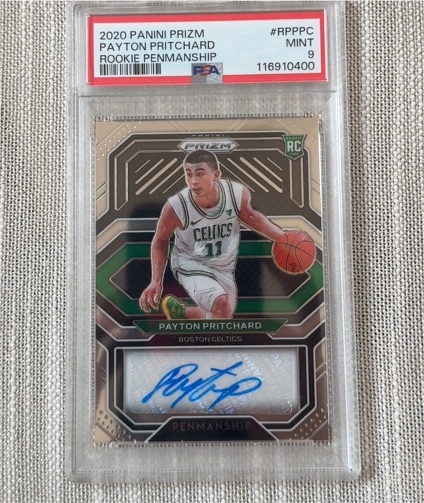 2020 Panini Prizm #RP-PPC Payton Pritchard Rookie Penmanship — front