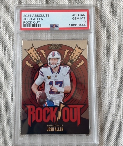 2024 Panini Absolute Rock Out #RO-JAN Josh Allen — front