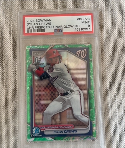 2024 Bowman Chrome Prospects #BCP23 Dylan Crews — front