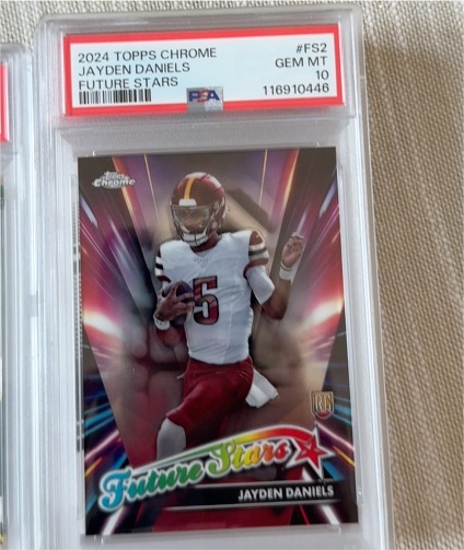 2024 Topps Chrome #FS-2 Jayden Daniels Future Stars — front