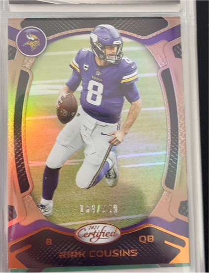 2021 Panini Certified #74 Kirk Cousins — front