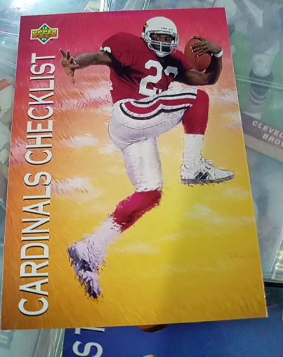 1993 Upper Deck #69 Cardinals Checklist Garrison Hearst — front