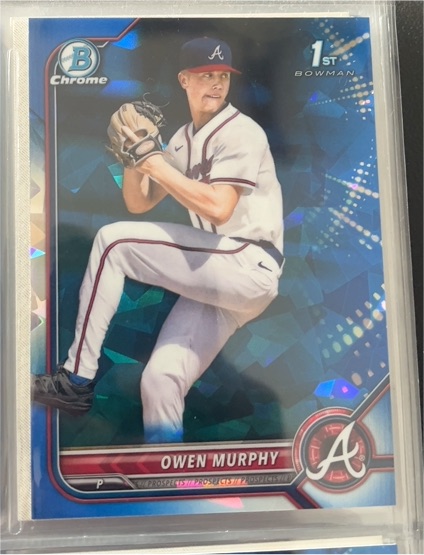 2022 Bowman Chrome #BCP-145 Owen Murphy — front
