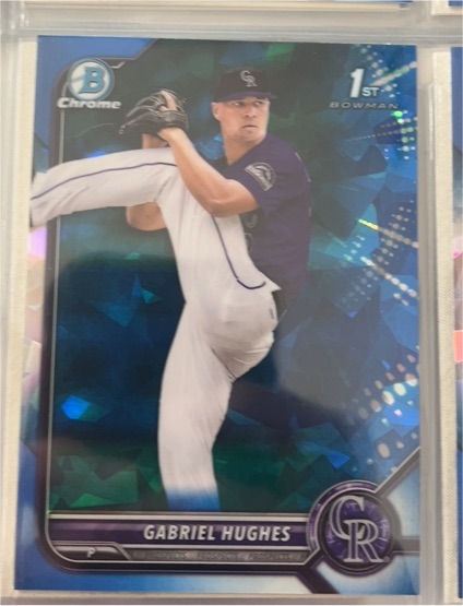 2022 Bowman Chrome #BDC-151 Gabriel Hughes — front