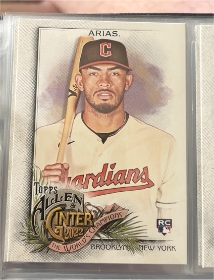 2022 Topps Allen & Ginter #264 Gabriel Arias — front