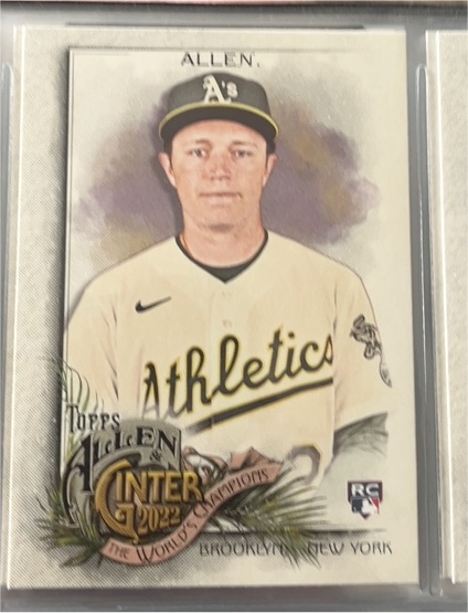 2022 Topps Allen & Ginter #213 Nick Allen — front