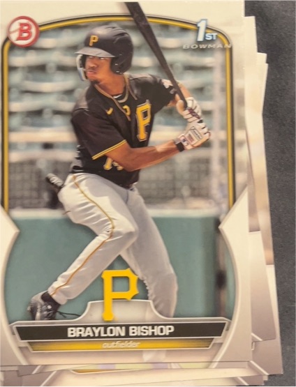 2023 Bowman #BP-90 Braylon Bishop — front