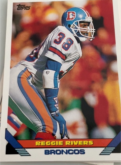 1993 Topps #491 Reggie Rivers — front