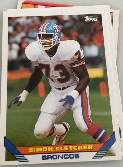 1993 Topps #71 Simon Fletcher — front