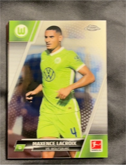 2021-22 Topps Chrome Bundesliga #100 Maxence Lacroix — front