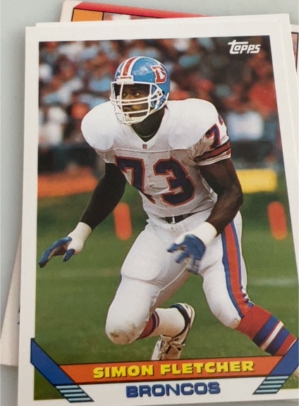 1993 Topps #71 Simon Fletcher — front