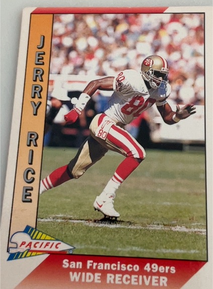 1991 Pacific #467 Jerry Rice — front