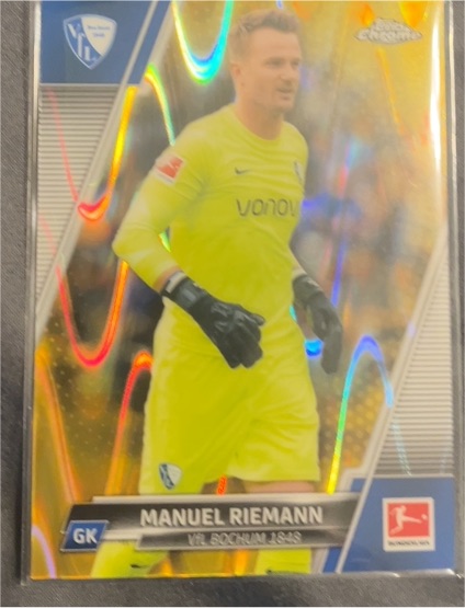 2021-22 Topps Chrome Bundesliga #26 Manuel Riemann — front