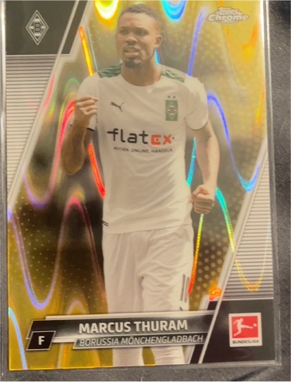2021-22 Topps Chrome Bundesliga #76 Marcus Thuram — front