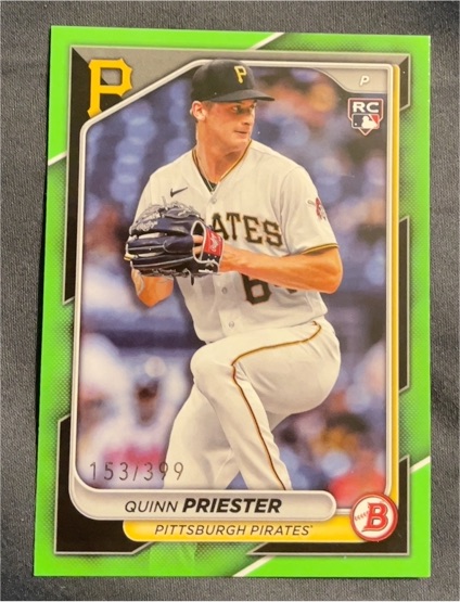 2024 Bowman #67 Quinn Priester — front