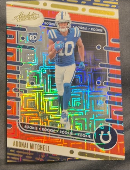 2024 Panini Absolute Red & Blue #151 Adonai Mitchell — front