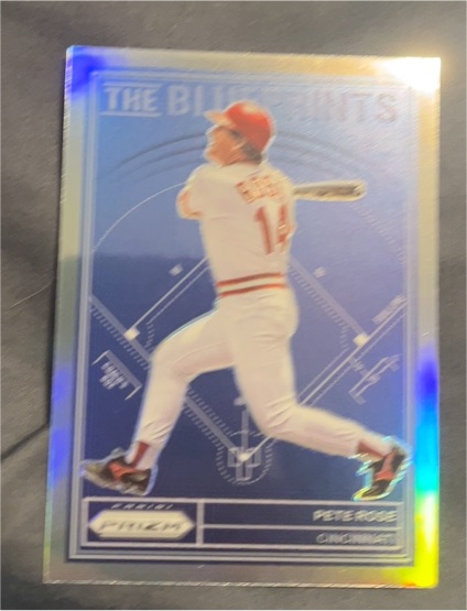 2023 Panini Prizm The Blueprints #TB15 Pete Rose — front