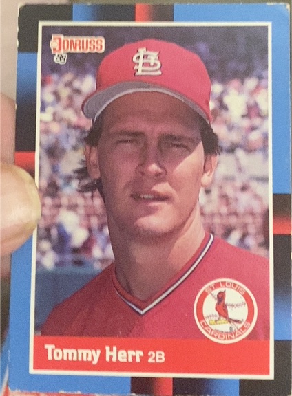 1988 Donruss #208 Tommy Herr — front
