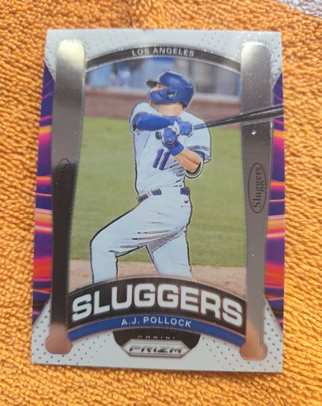 2021 Panini Prizm #SL8 A.J. Pollock Sluggers — front