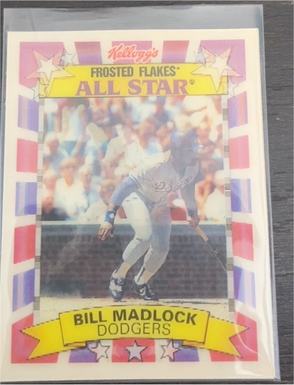 1992 Kellogg's Corn Flakes All-Stars #7 Bill Madlock — front