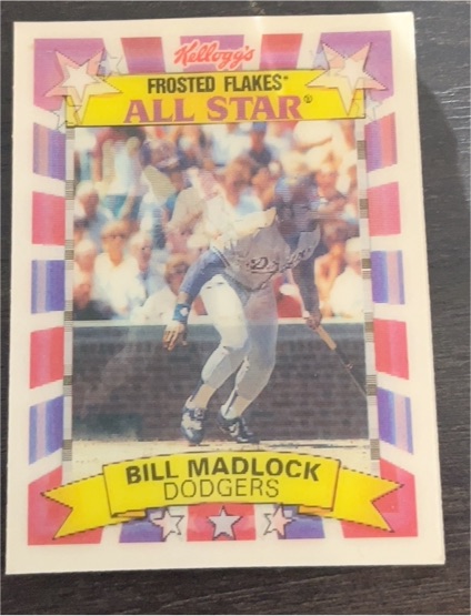 1992 Kellogg's Corn Flakes All Stars #7 Bill Madlock — front