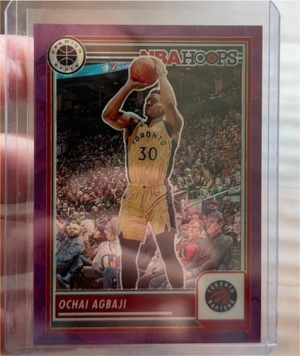 2023-24 Panini NBA Hoops Premium Stock #62 Ochai Agbaji — front