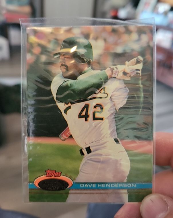 1991 Topps Stadium Club #284 Dave Henderson — front