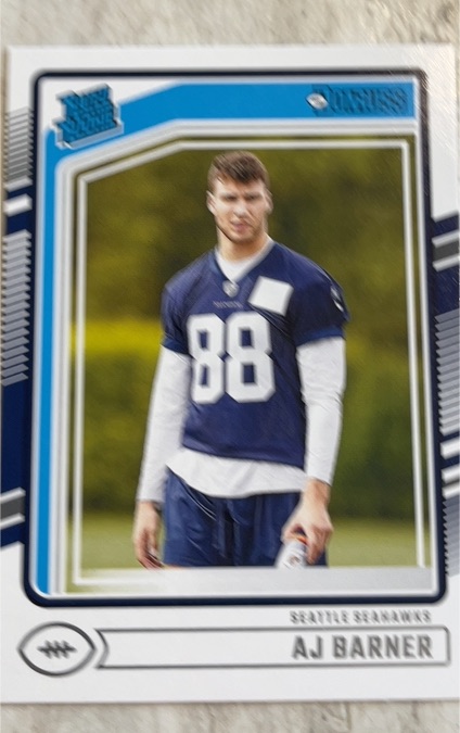 2024 Donruss #367 A.J. Barner — front