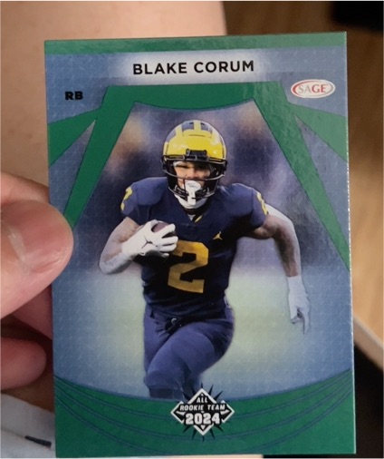 2024 Sage All Rookie Team #115 Blake Corum — front