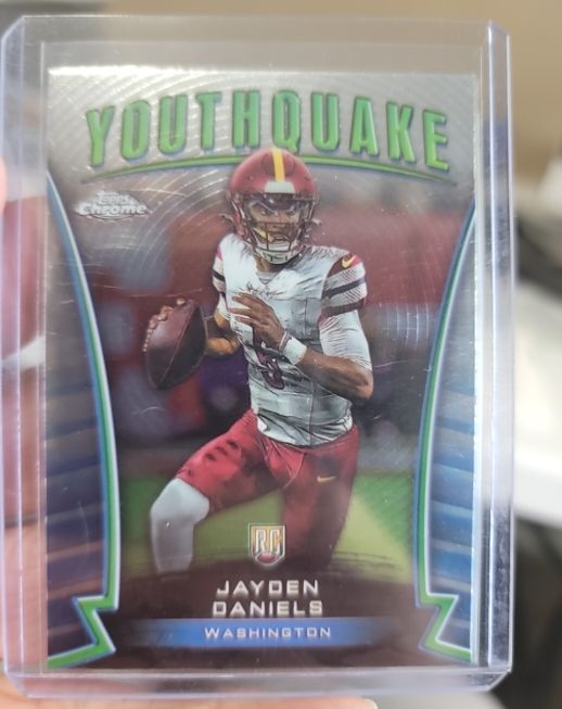 2024 Topps Chrome #Y-3 Jayden Daniels Youthquake — front