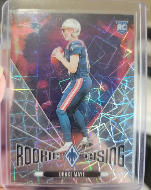 2024 Panini Phoenix #RR-DME Drake Maye Rookie Rising — front