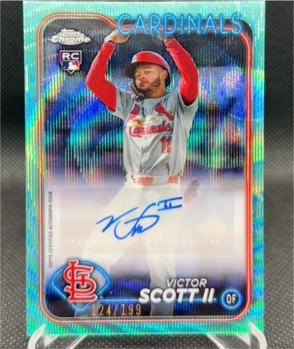 2024 Topps Chrome #AC-VIS Victor Scott II — front