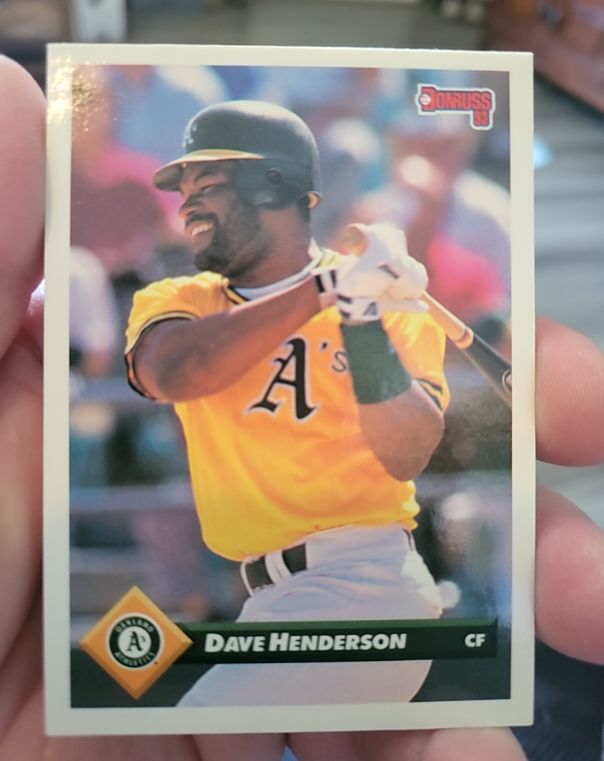 1993 Donruss #373 Dave Henderson — front