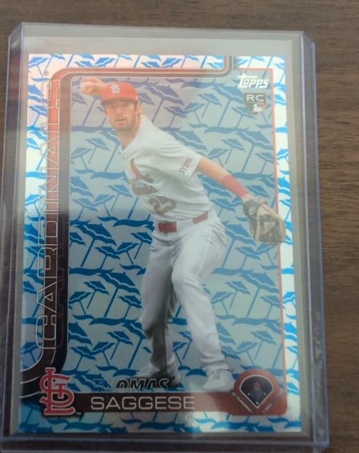 2025 Topps #RC Thomas Saggese — front