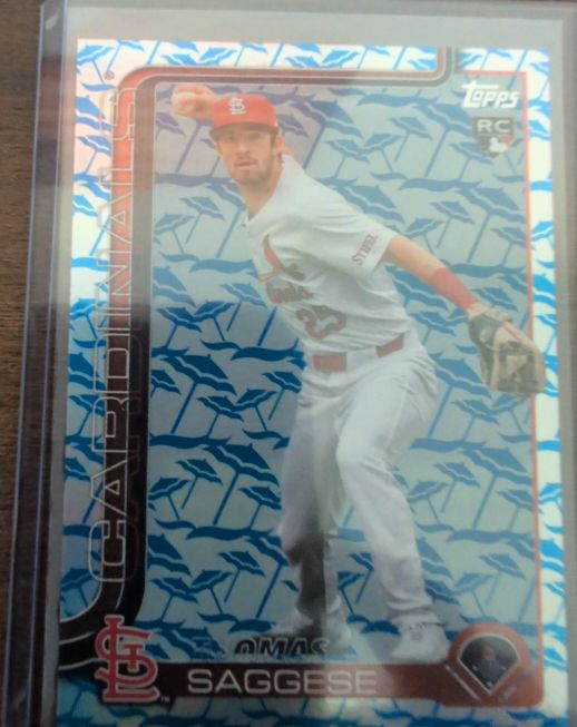 2025 Topps Series 2 #463 Thomas Saggese — front