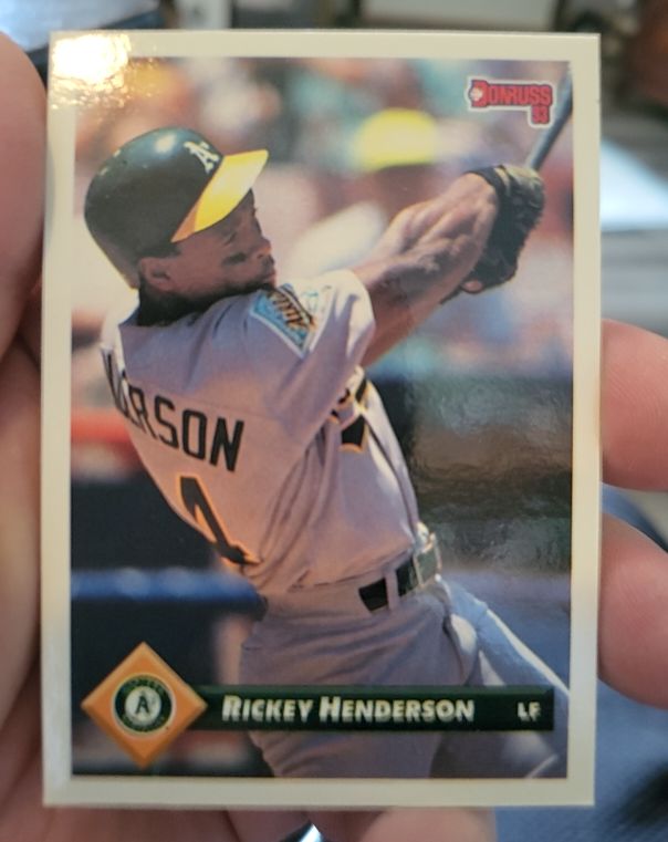 1993 Donruss #315 Rickey Henderson — front