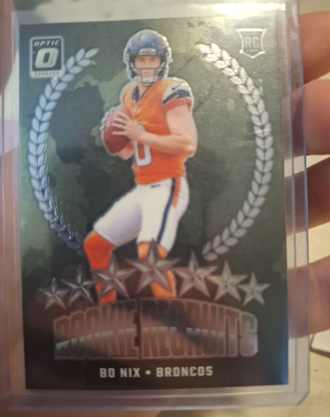 2024 Donruss Optic #4 Bo Nix Rookie Recruits — front