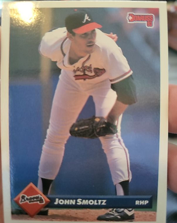 1993 Donruss #130 John Smoltz — front