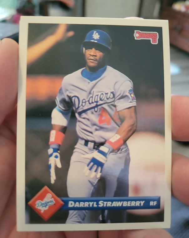 1993 Donruss #112 Darryl Strawberry — front