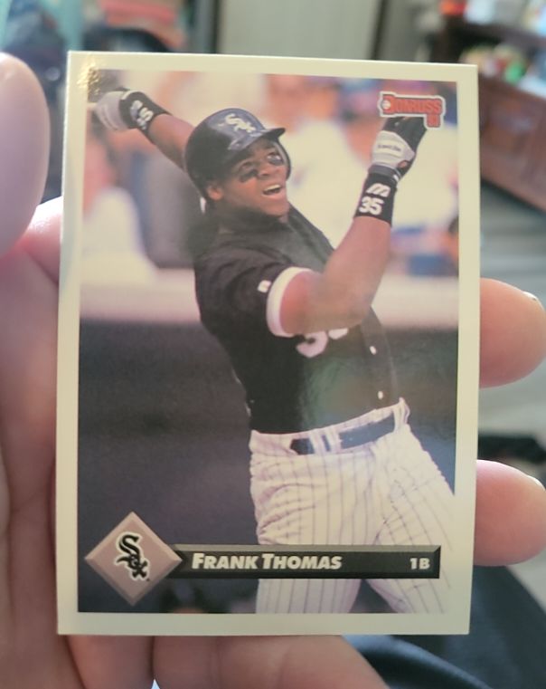 1993 Donruss #7 Frank Thomas — front