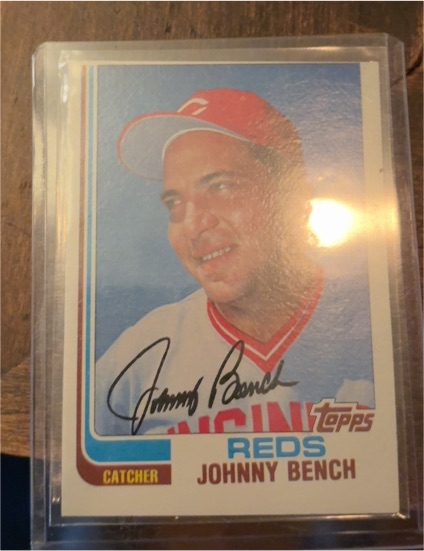 1982 Topps #400 Johnny Bench — front