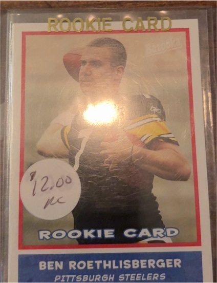 2004 Bazooka #210 Ben Roethlisberger Rookie Card — front
