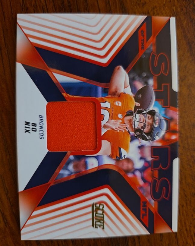 2025 Panini Score Stars of the NFL #SNJ-BNX Bo Nix — front