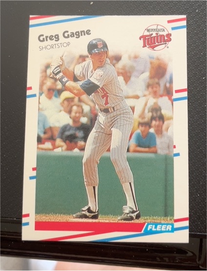 1988 Fleer #11 Greg Gagne — front
