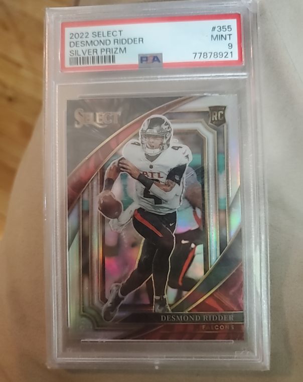 2022 Panini Select #355 Desmond Ridder Silver Prizm — front
