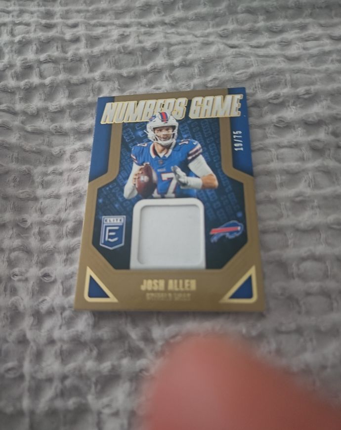 2023 Panini Contenders Numbers Game Josh Allen — front