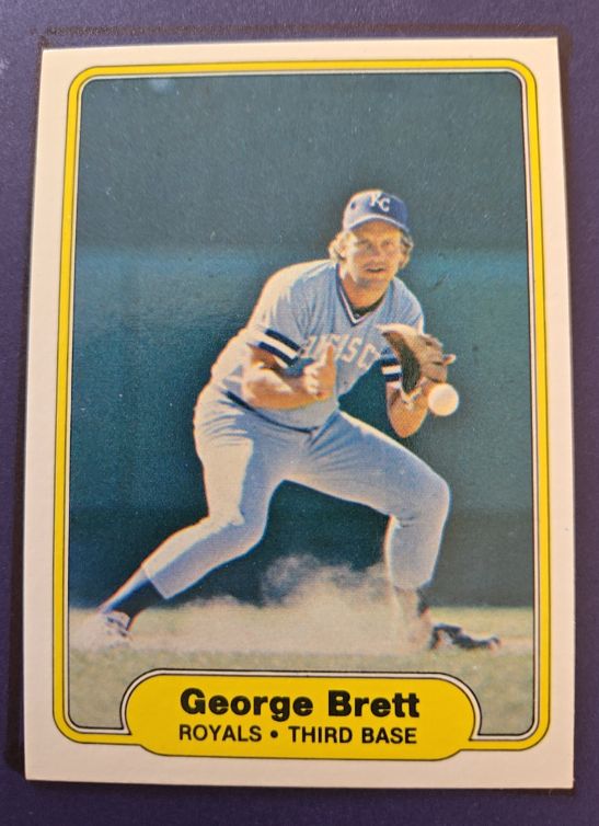 1982 Fleer #405 George Brett — front